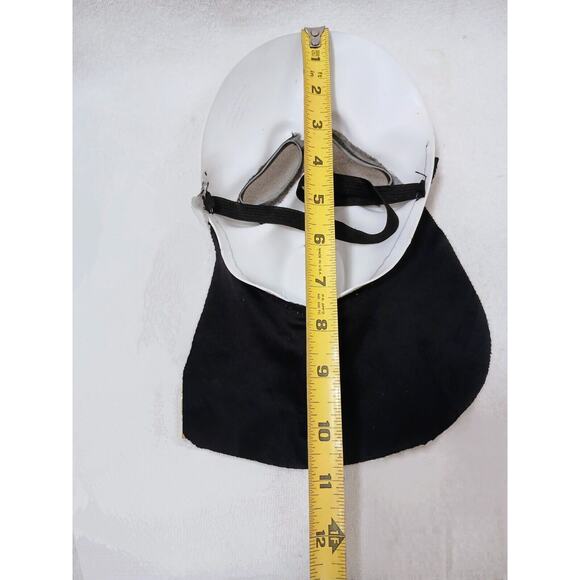 90s Easter Unlimited Inc HN Ghostface Mask wo shroud Flexible Vintage Halloween - Picture 7 of 11